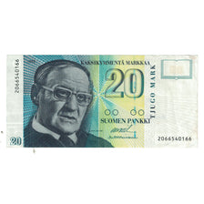 Billete, 20 Markkaa, 1993, Finlandia, KM:122, MBC