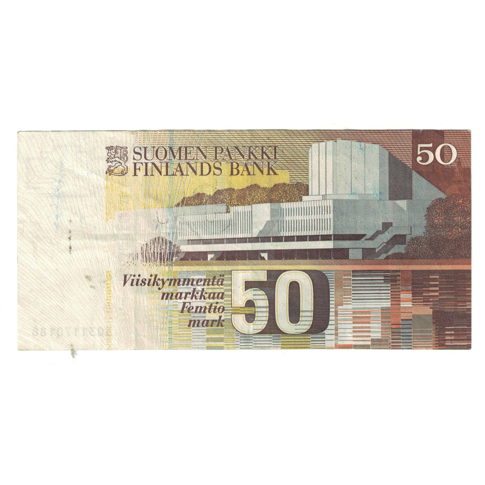 Banknote, Finland, 50 Markkaa, 1986, KM:118, EF(40-45)