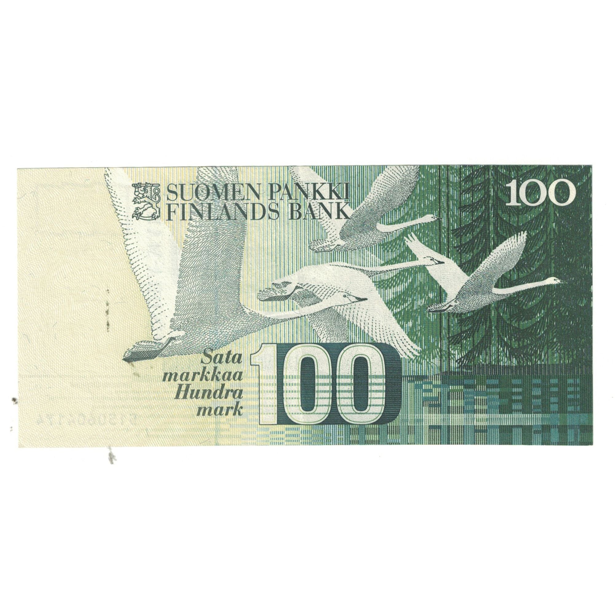 Banknote, Finland, 100 Markkaa, 1986-1991, KM:119, EF(40-45)