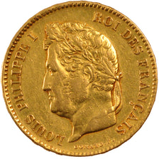 Louis Philippe I, 40 Francs or