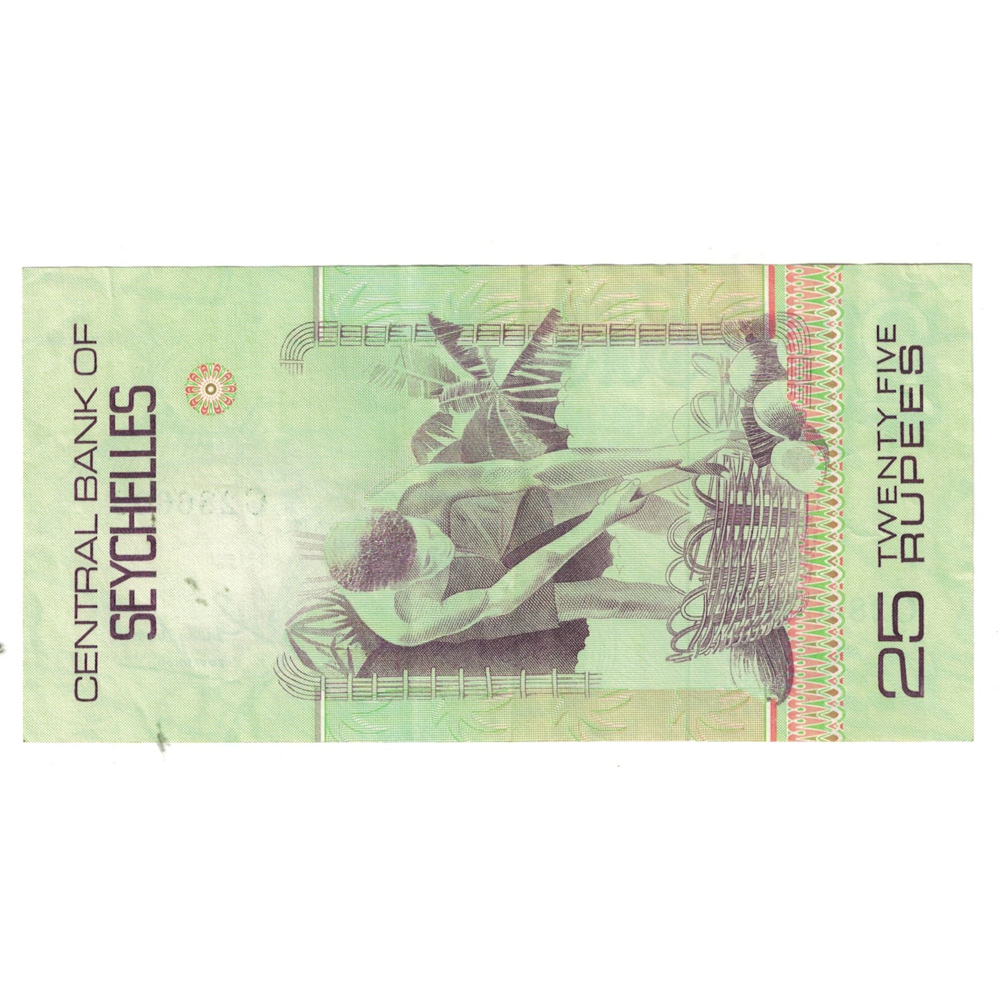 Billete, 25 Rupees, Seychelles, KM:29a, SC