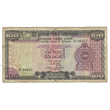 Banknote, Sri Lanka, 100 Rupees, 1977, 1977-08-26, KM:82a, VF(20-25)