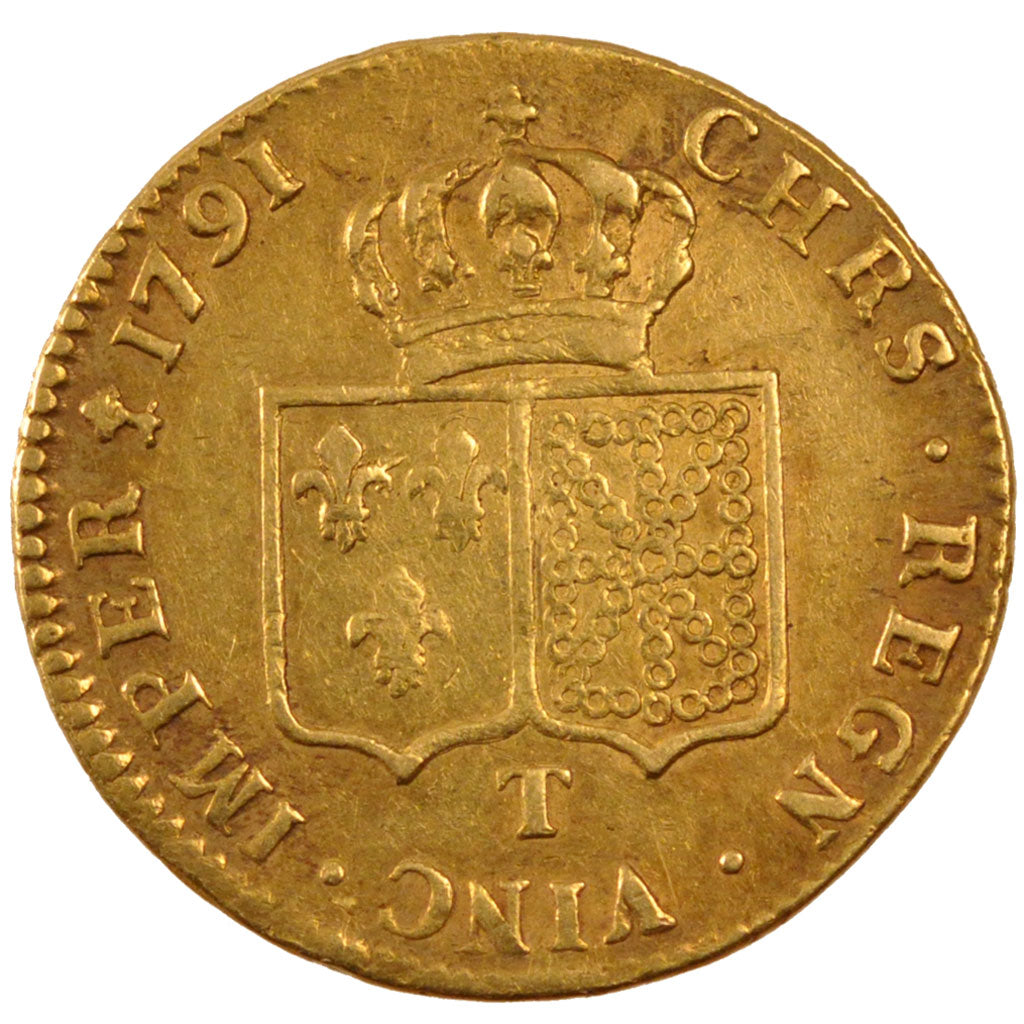 Louis XVI, Double Louis d'or à la tête nue