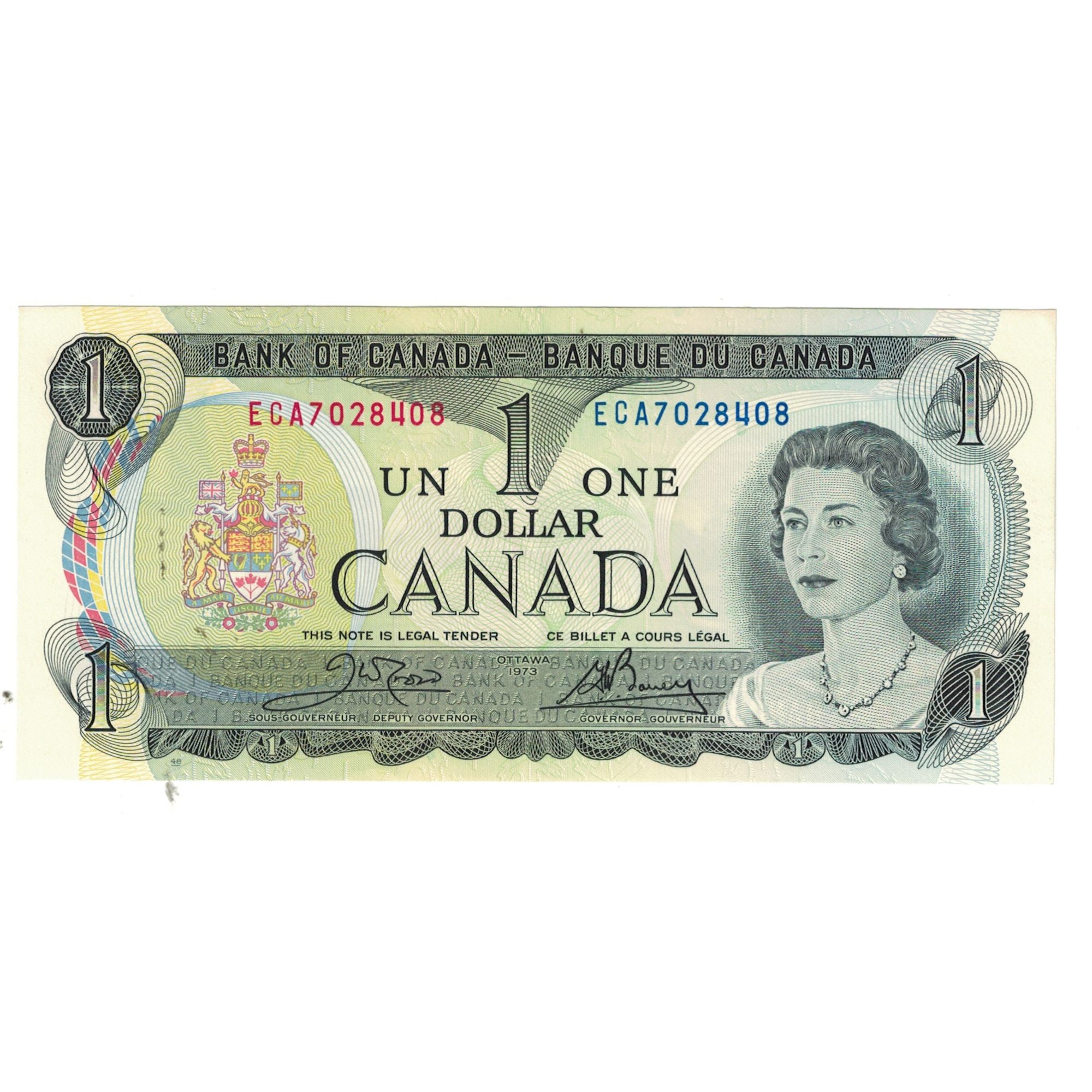 Billet, Canada, 1 Dollar, Undated (1973), KM:85b, SUP