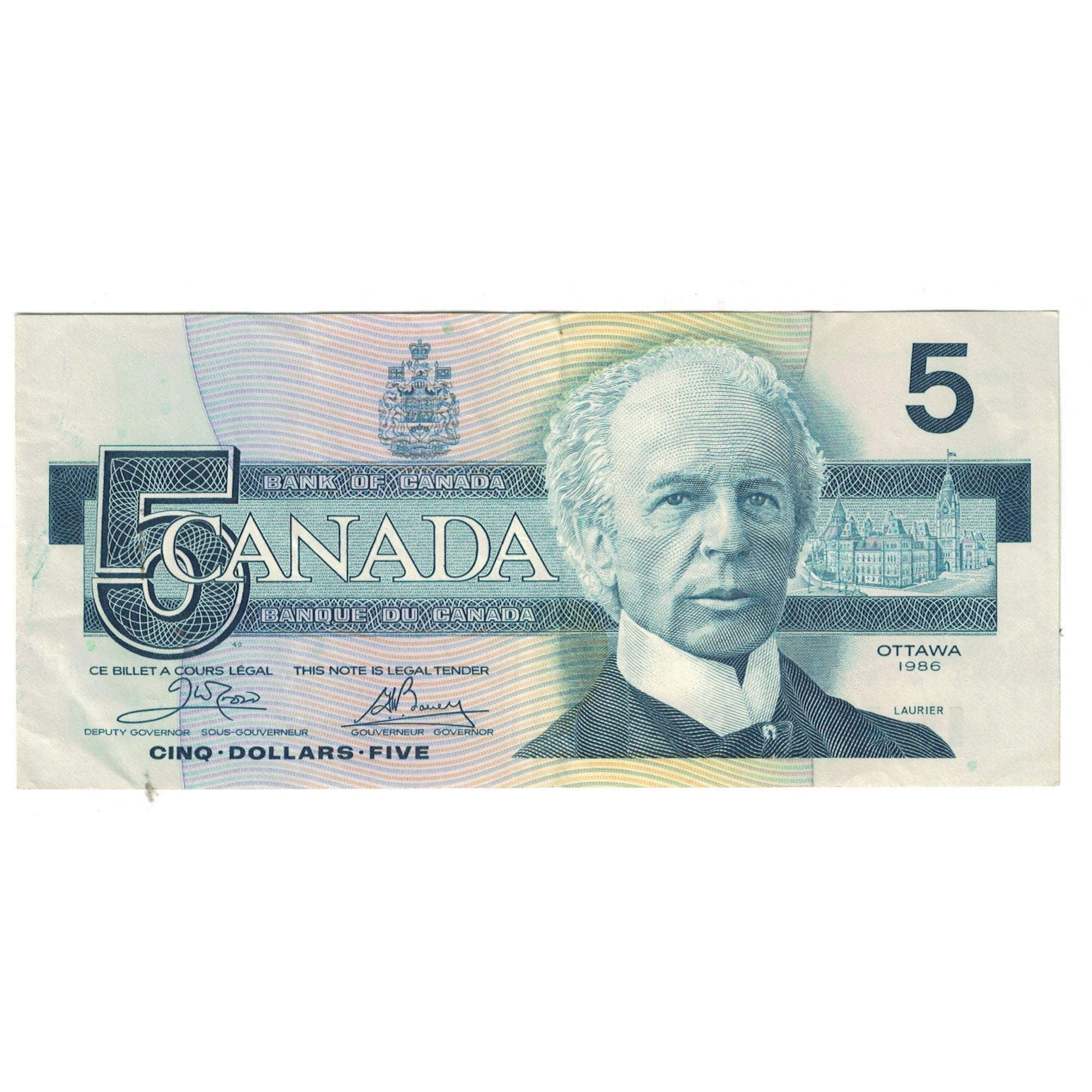 Banconote, Canada, 5 Dollars, 1986, KM:95c, SPL-