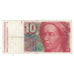 Banknote, Switzerland, 10 Franken, 1987, KM:53g, EF(40-45)