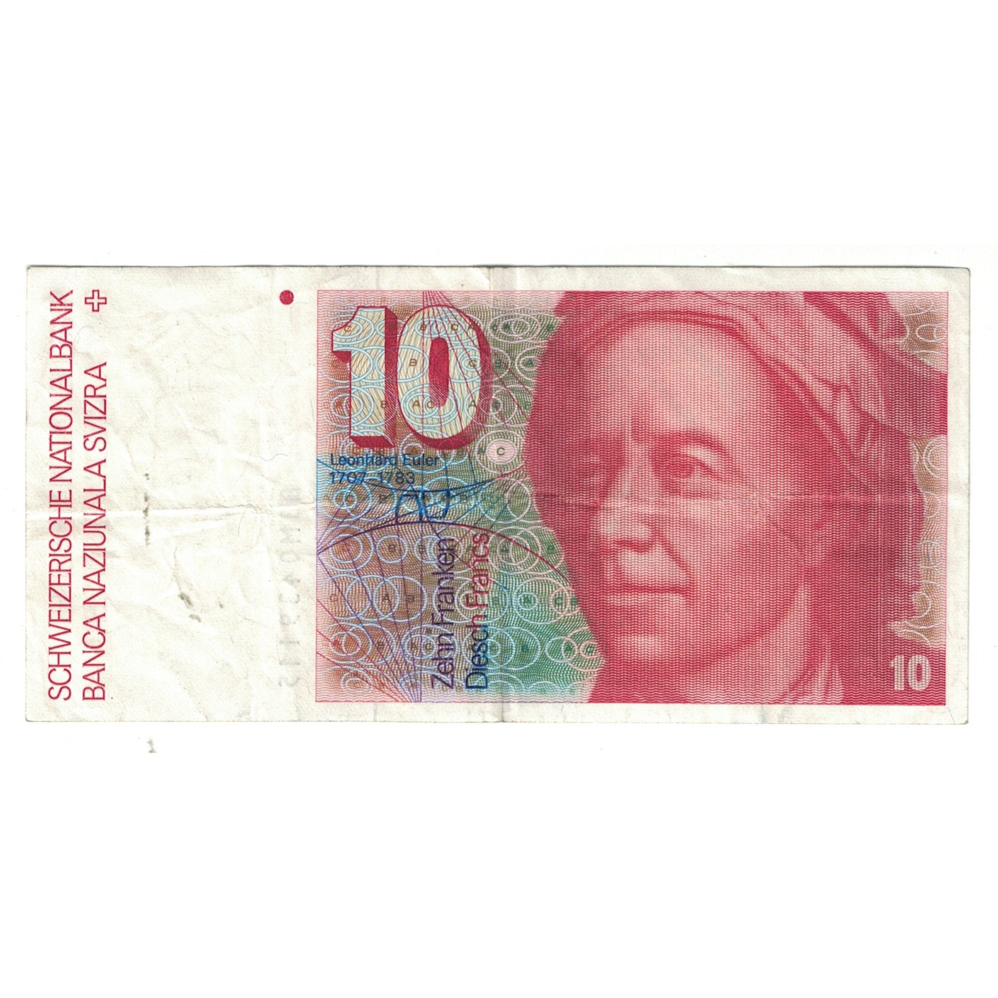 Banknote, Switzerland, 10 Franken, 1987, KM:53g, AU(55-58)