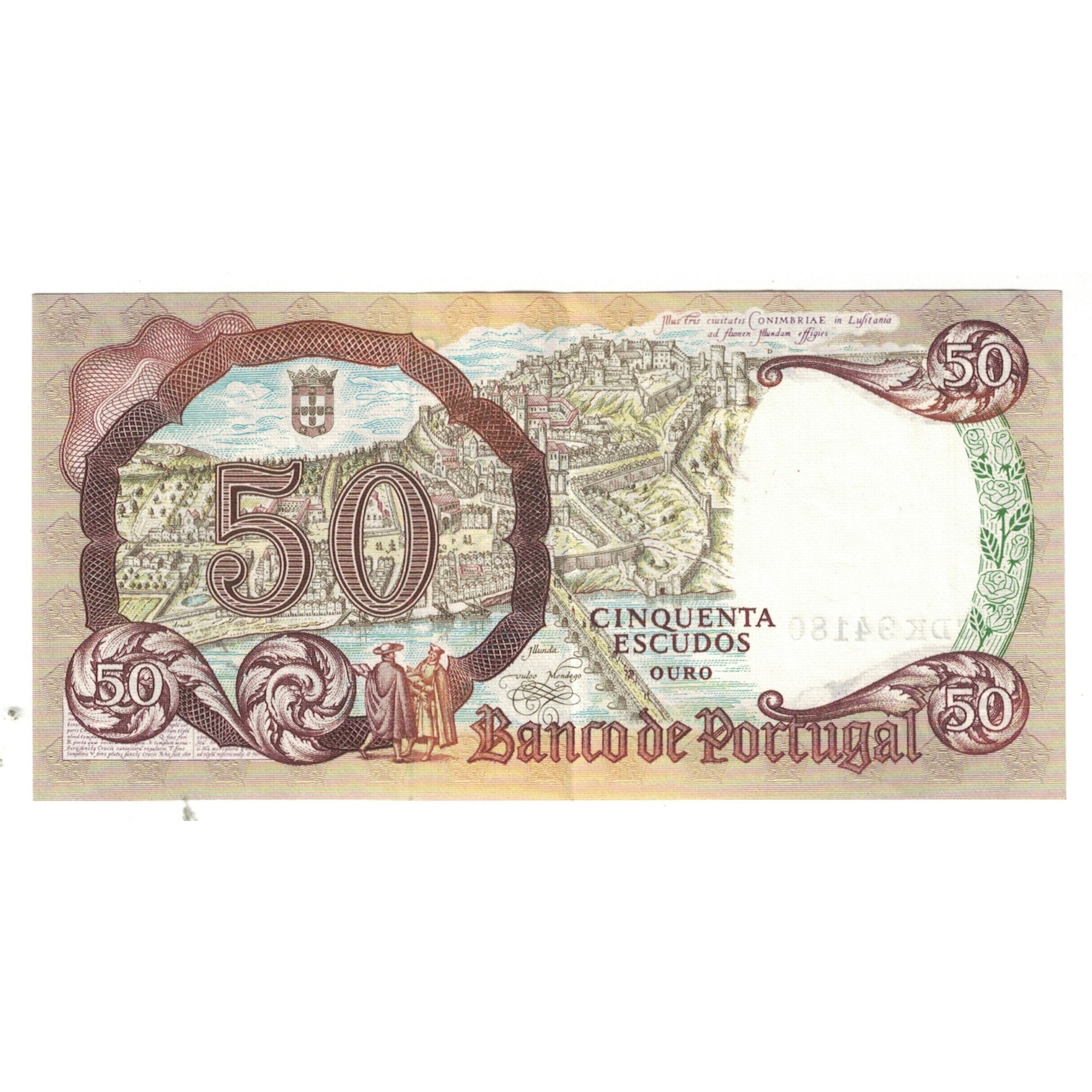 Banconote, Portogallo, 50 Escudos, 1964, 1964-02-28, KM:168, SPL