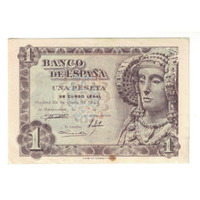 Banknote, Spain, 1 Peseta, 1948, 1948-06-19, KM:135a, EF(40-45)