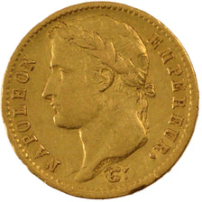 FRANCE, Napoléon I, 20 Francs, 1813, Utrecht, KM #695.11, EF(40-45), Gold, G...