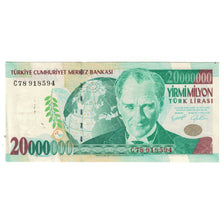 Banknote, Turkey, 20,000,000 Lira, 2001, KM:215, UNC(63)