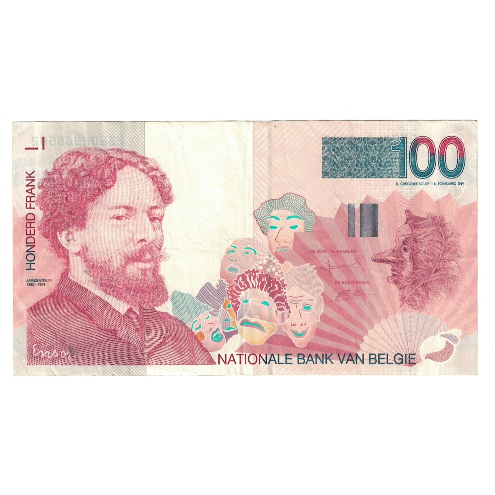 Banknote, Belgium, 100 Francs, KM:147, EF(40-45)