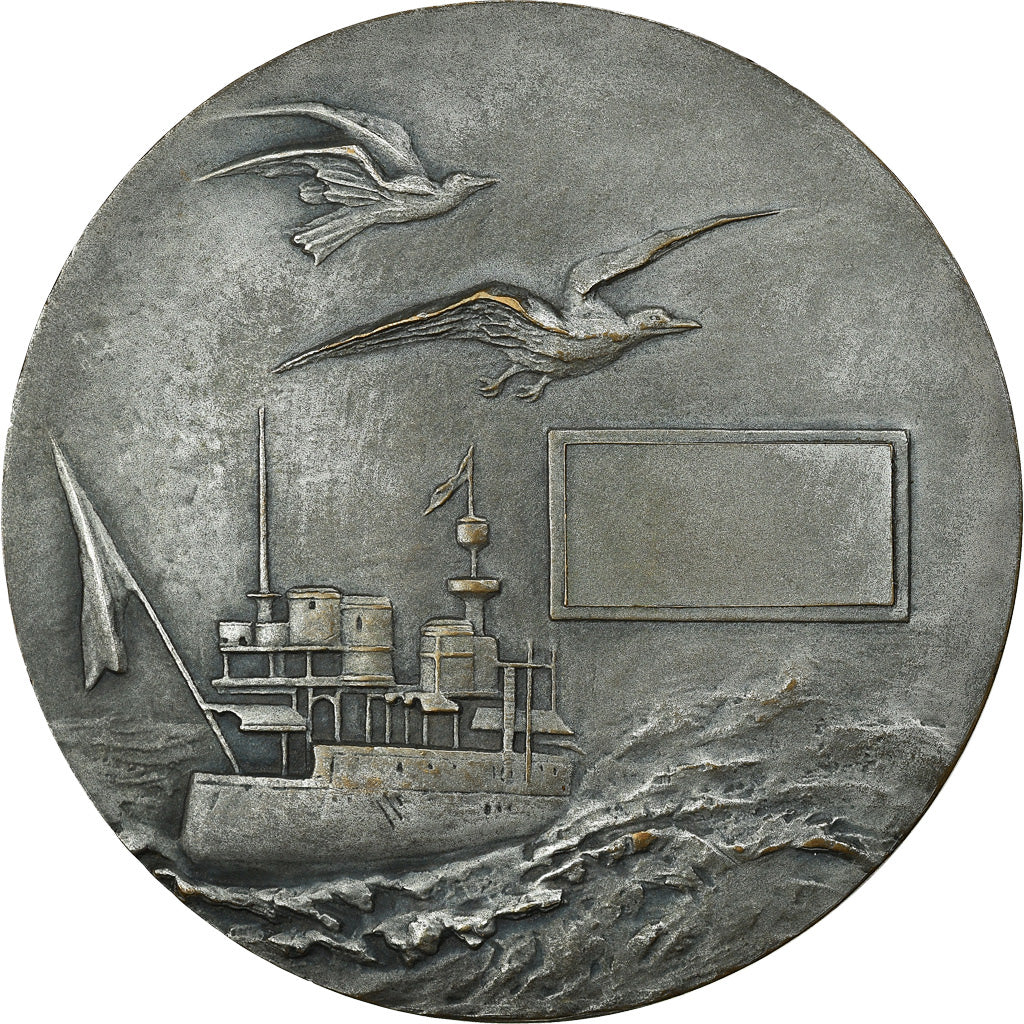 Frankreich, Medaille, Avion Blériot, Aviation, Montagny, VZ, Silvered bronze