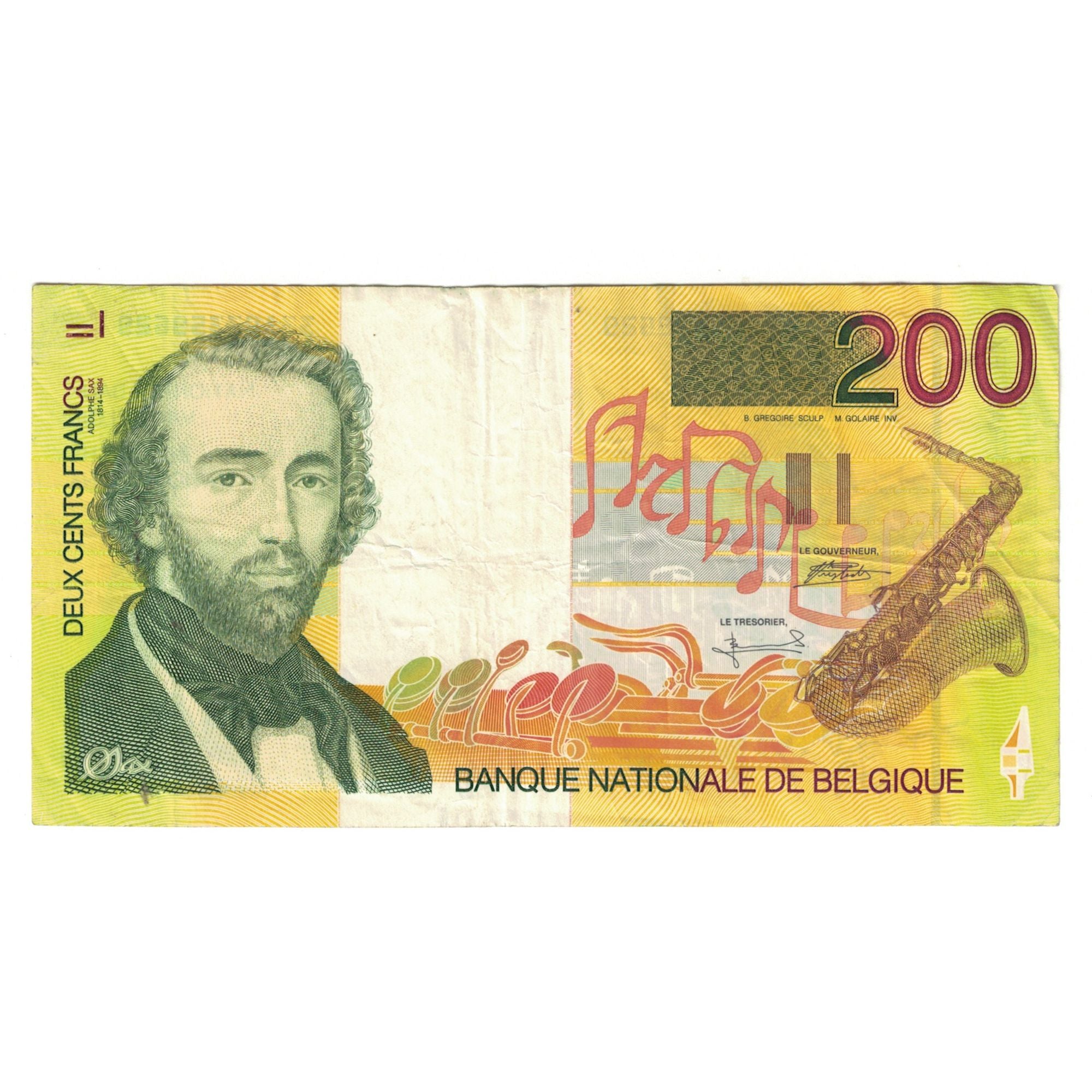 Banknote, Belgium, 200 Francs, KM:148, EF(40-45)