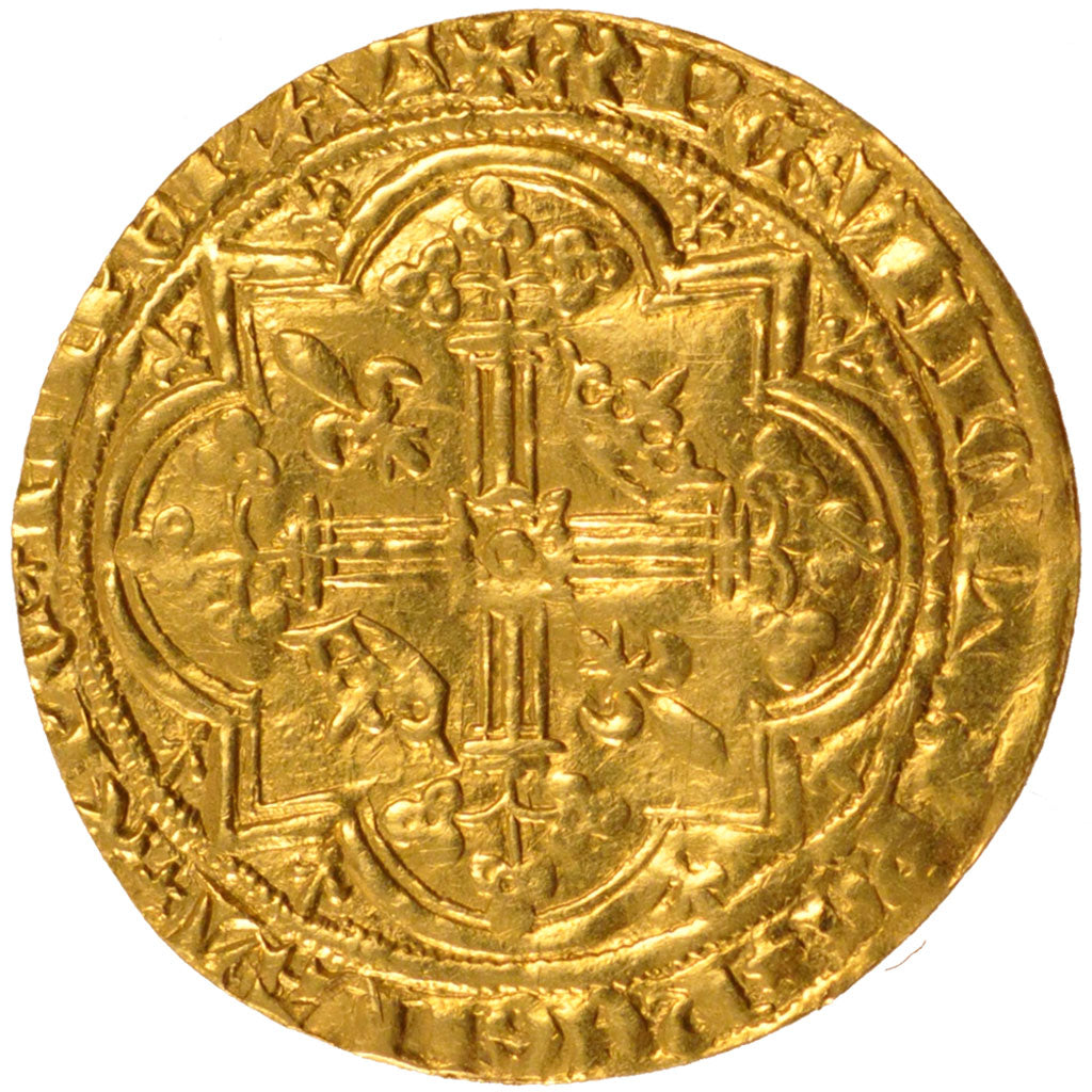 FRANCE, Franc à pied, 1365, VF(30-35), Gold, Duplessy #360 A, 3.60