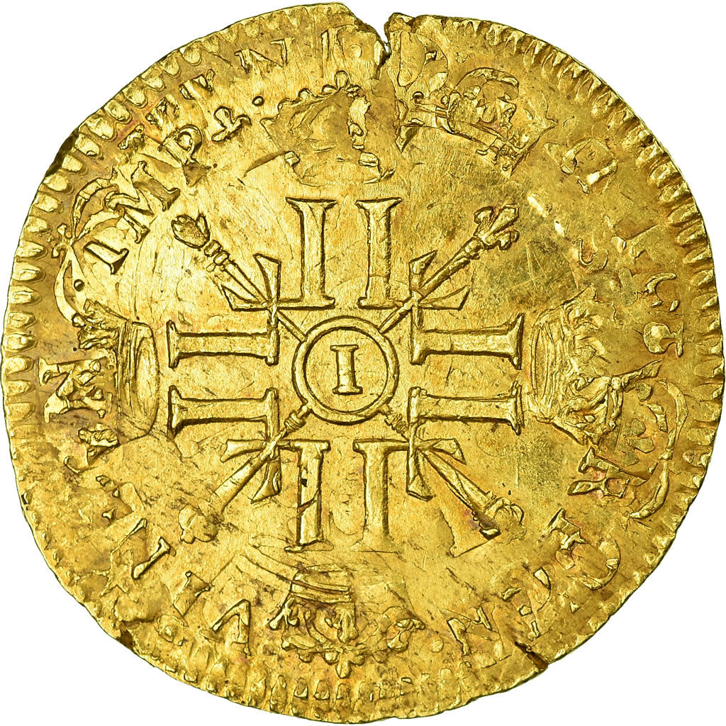 FRANCE, Louis d'Or, 1701, Limoges, VF(30-35), Gold, Gadoury #253, 6.70
