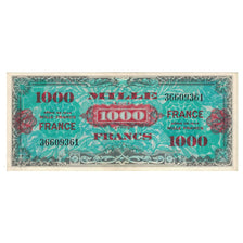 Frankreich, 1000 Francs, 1945 Verso France, 1944, 36609361, SS, Fayette:VF 27.1