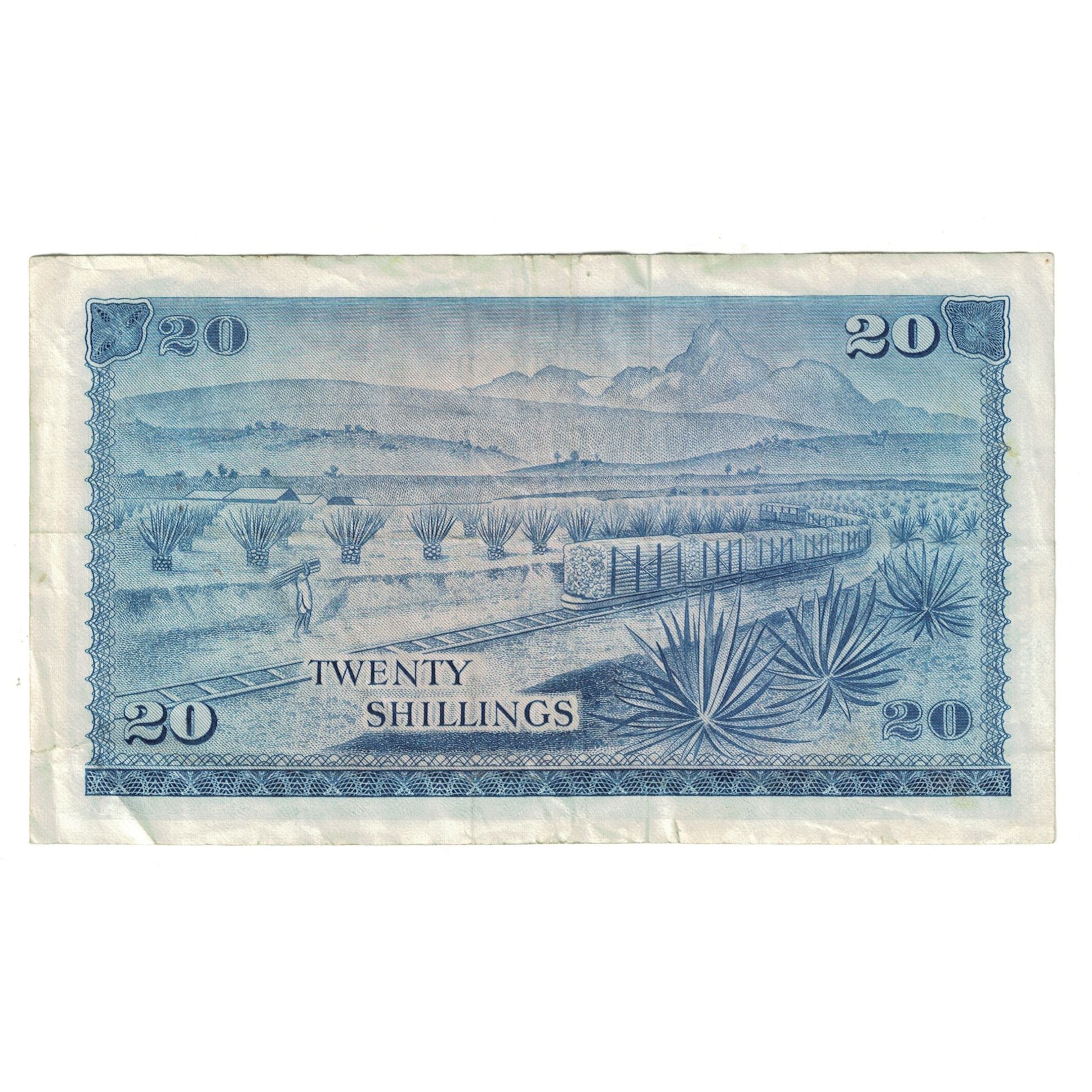 Banknote, Kenya, 20 Shillings, 1972, 1972-07-01, KM:8c, EF(40-45)