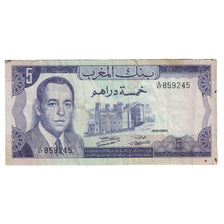 Banknote, Morocco, 5 Dirhams, KM:56a, EF(40-45)