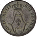 FRENCH GUIANA, 10 Centimes, 1818, Paris, KM #A1, MS(60-62), Billon, 22.5,...