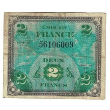 France, 2 Francs, 1944, SÉRIE 1944, VF(20-25), Fayette:16.01, KM:114a