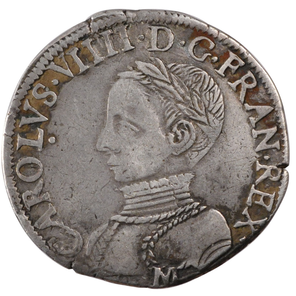 Francia, Teston, 1562, Toulouse, BB, Argento, Duplessy:1063