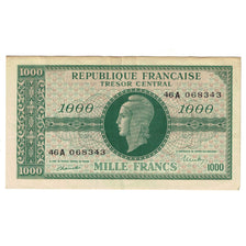 França, 1000 Francs, Marianne, 1945, 46A 068343, EF(40-45), Fayette:VF 12.1