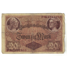 Banknote, Germany, 20 Mark, 1914, 1914-08-05, KM:48a, VF(20-25)