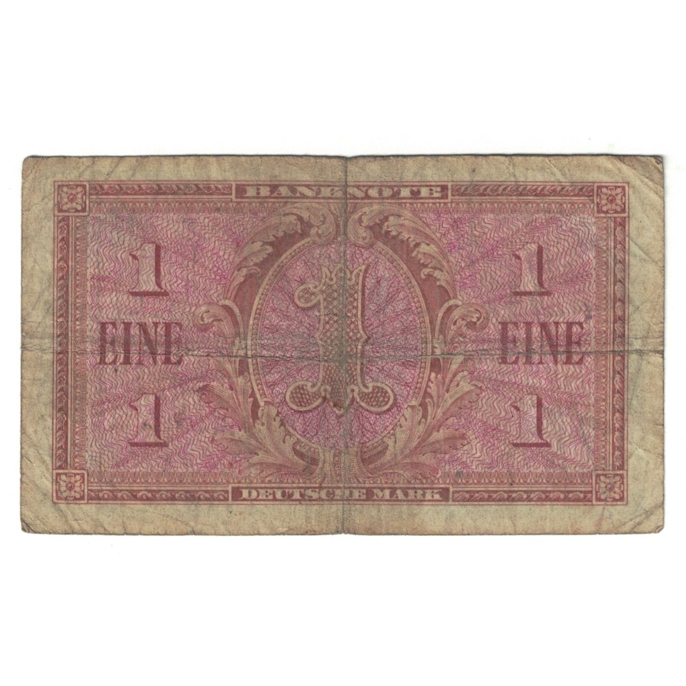 Banknote, GERMANY - FEDERAL REPUBLIC, 1 Deutsche Mark, 1948, KM:2a, F(12-15)