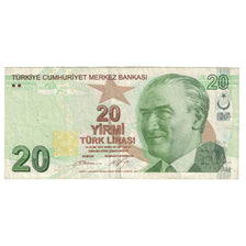 Banknote, Turkey, 20 Lira, Undated (2009), KM:224, EF(40-45)