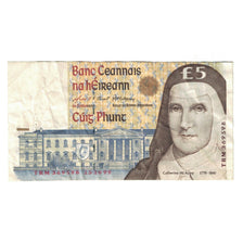 Nota, Irlanda - República, 5 Pounds, KM:75b, VF(30-35)