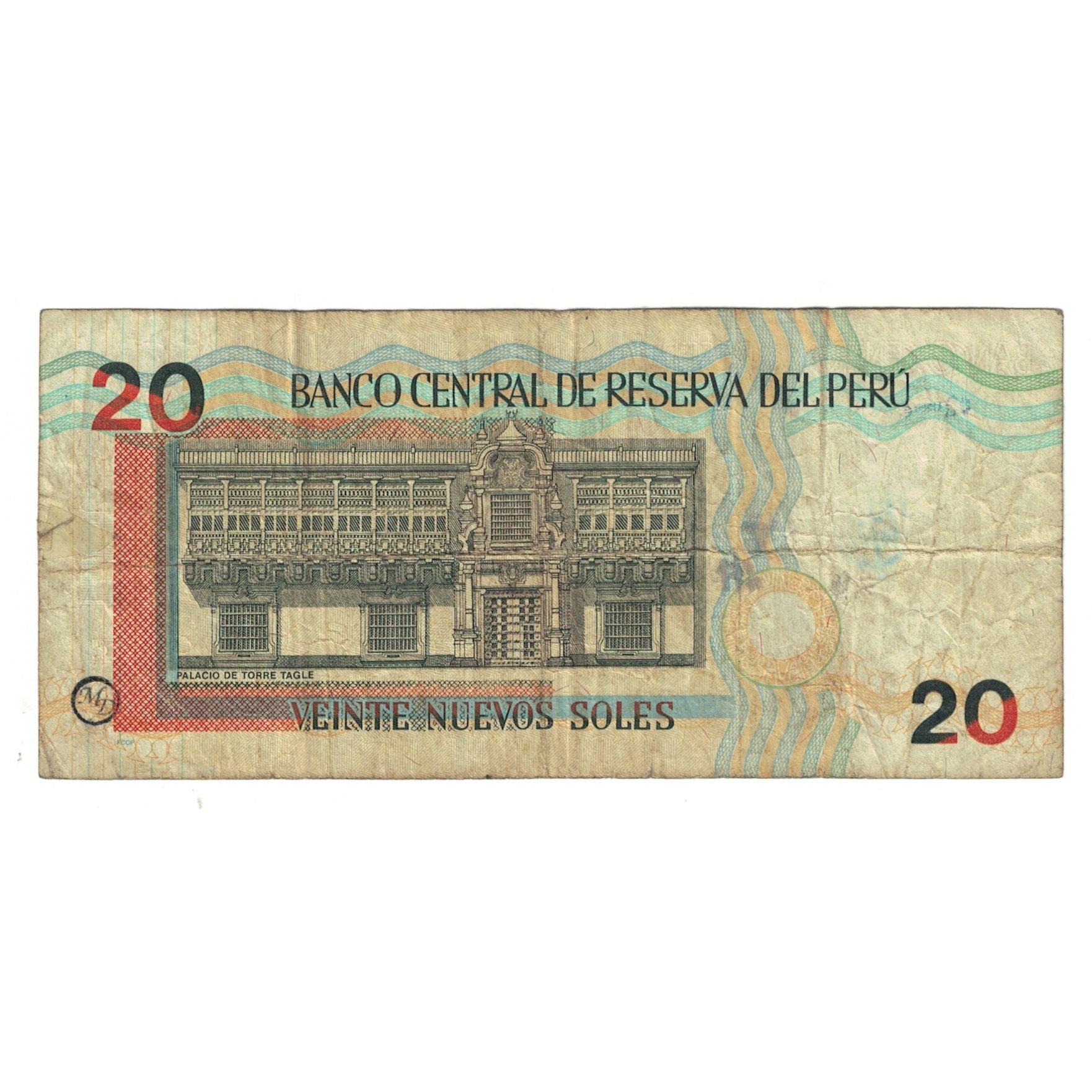 Billete, 20 Nuevos Soles, 2001, Perú, 2001-09-27, BC