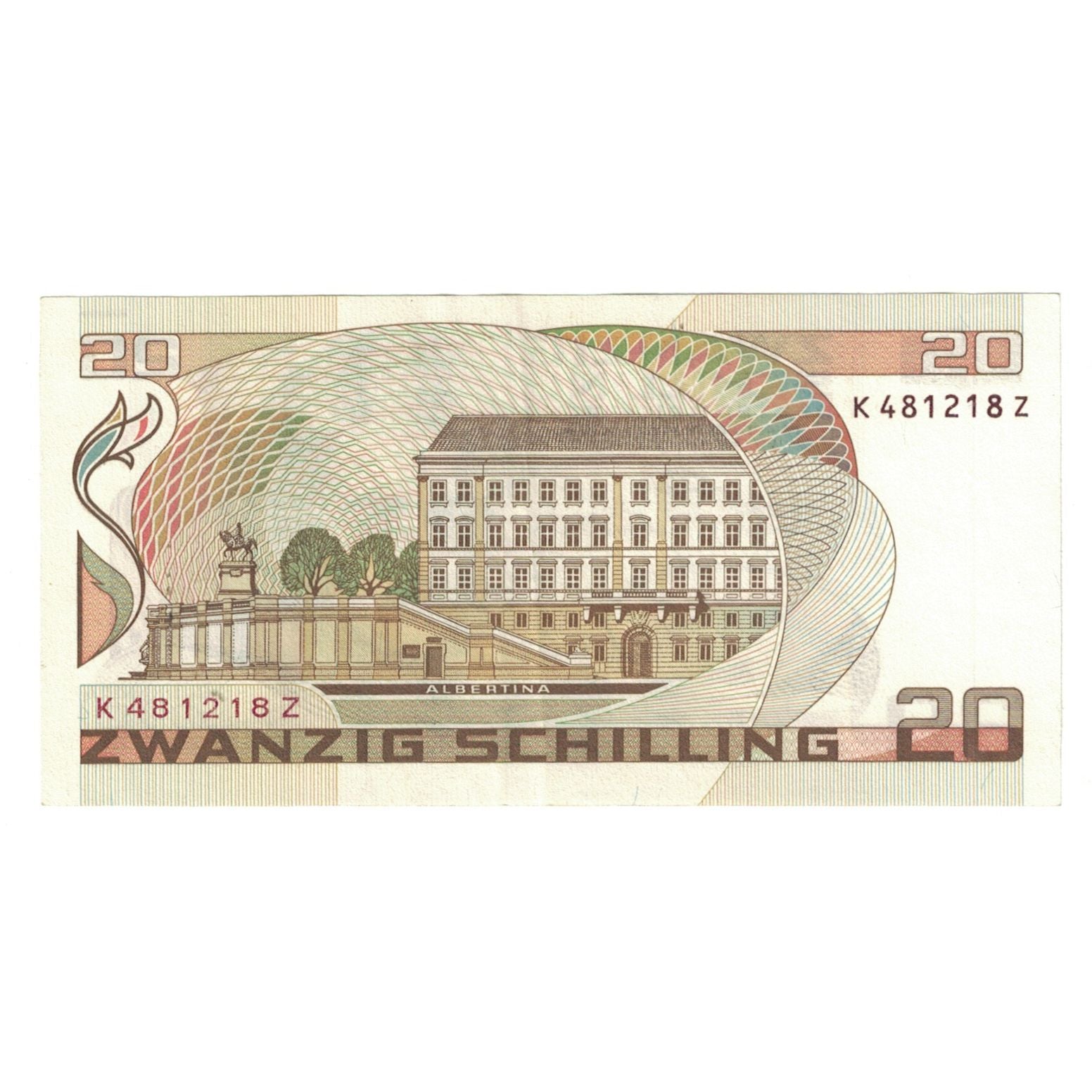 Biljet, Oostenrijk, 20 Schilling, 1986, 1986-10-01, KM:148, SPL