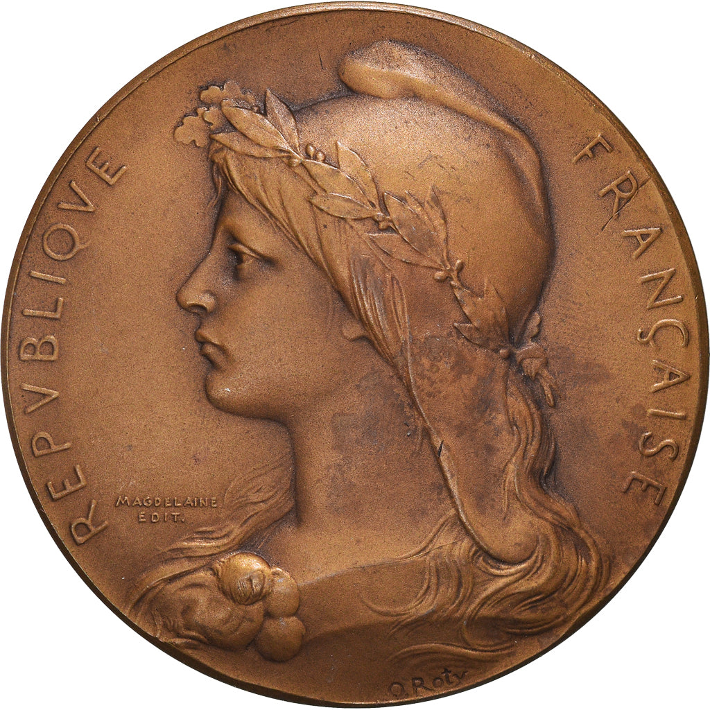 France, Medal, Marianne, Offert par Léon Meyer, Député-Maire du Havre