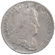 Monnaie, France, Louis XIV, 1/4 Écu de Flandre, 1/4 Ecu, 1688, Lille, SUP