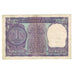 Banknot, India, 1 Rupee, KM:78a, VF(20-25)