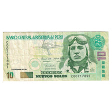 Biljet, Peru, 10 Nuevos Soles, 2001, 2001-09-27, KM:175, TB