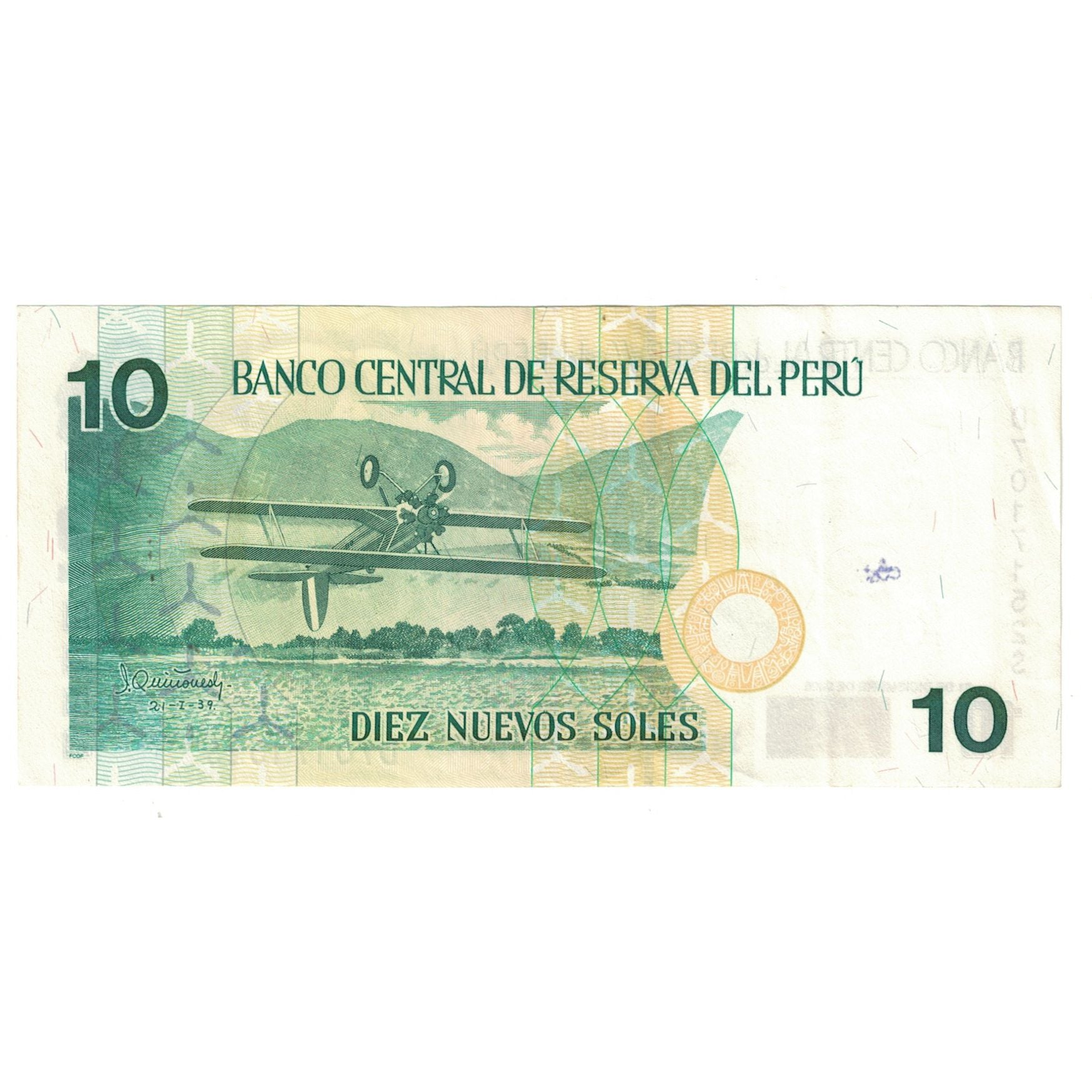 Banknote, Peru, 10 Nuevos Soles, 2001, 2001-09-27, KM:175, EF(40-45)