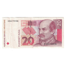 Banknote, Croatia, 20 Kuna, 1993, 1993-10-31, KM:39, UNC(63)