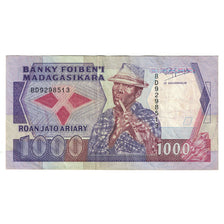 Nota, Madagáscar, 1000 Francs, EF(40-45)