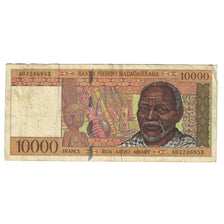 Banknote, Madagascar, 10,000 Francs = 2000 Ariary, KM:79b, VF(20-25)