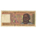 Banknote, Madagascar, 10,000 Francs = 2000 Ariary, KM:79b, VF(20-25)