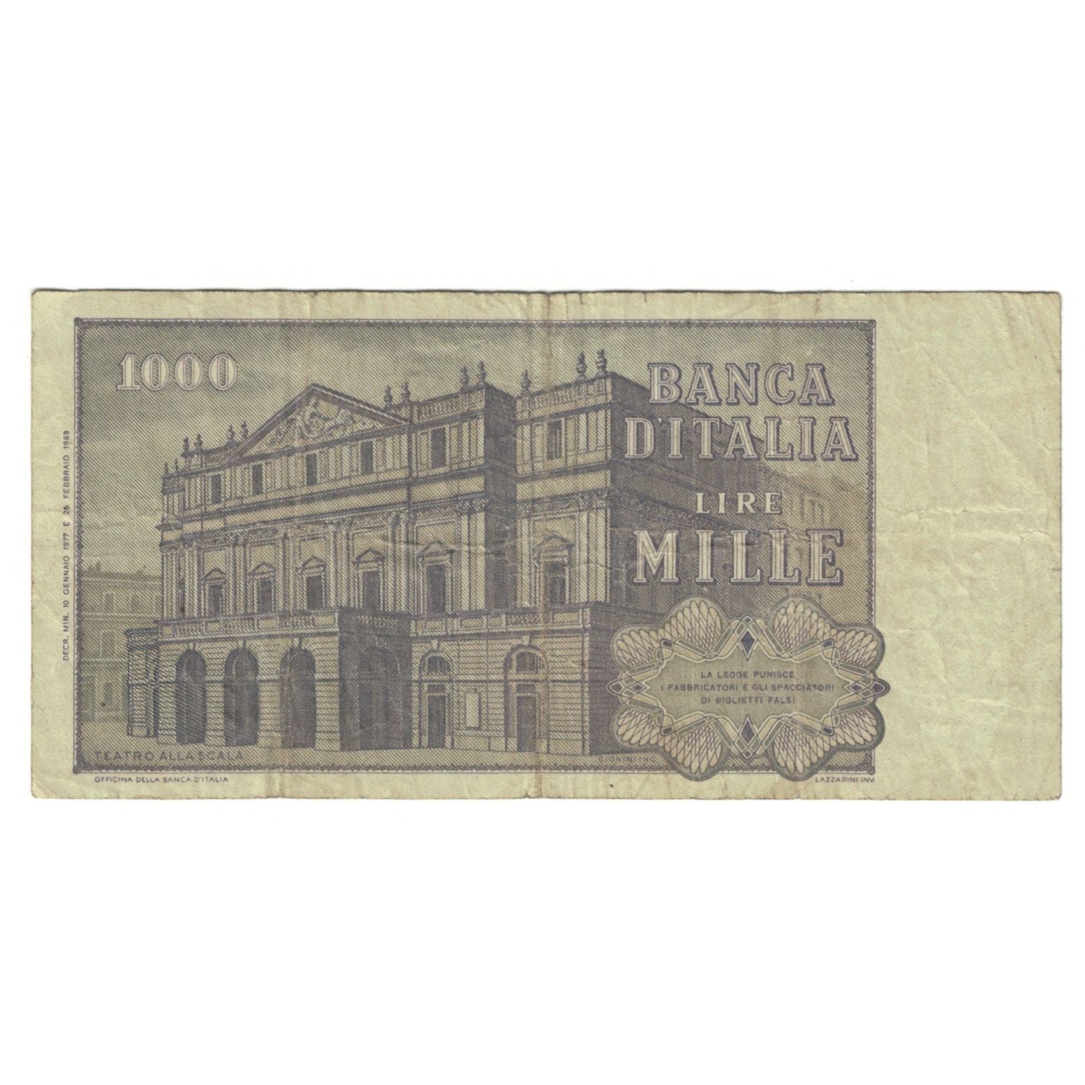 Nota, Itália, 1000 Lire, 1979, 1979-05-10, KM:101g, EF(40-45)