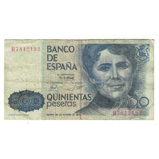 Banconote, Spagna, 500 Pesetas, 1979, 1979-10-23, KM:157, MB
