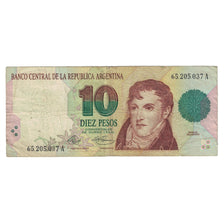 Billet, Argentine, 10 Pesos, KM:342b, TB
