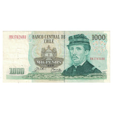 Billete, 1000 Pesos, 1996, Chile, KM:154f, MBC