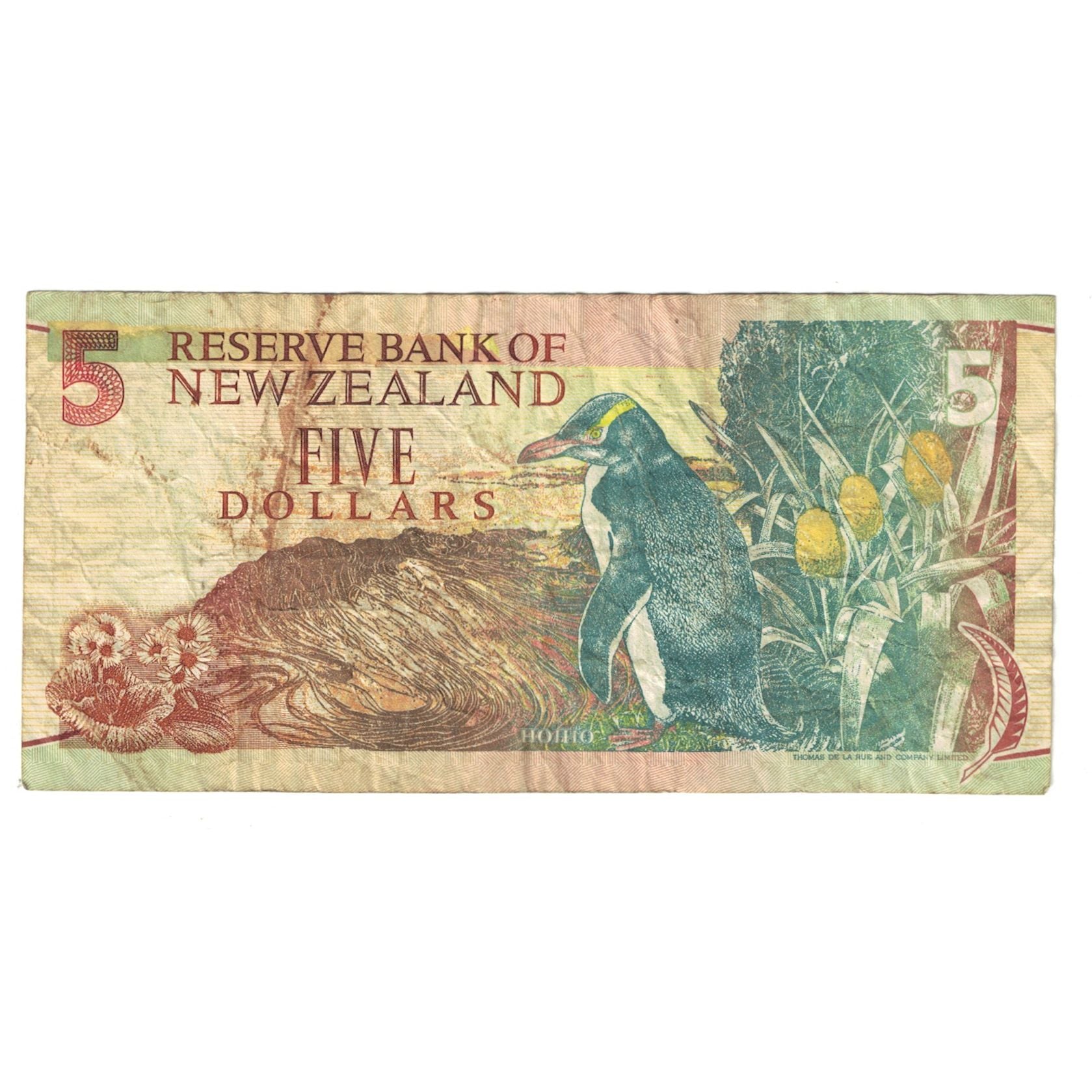 Banknote, New Zealand, 5 Dollars, KM:177a, VF(30-35)