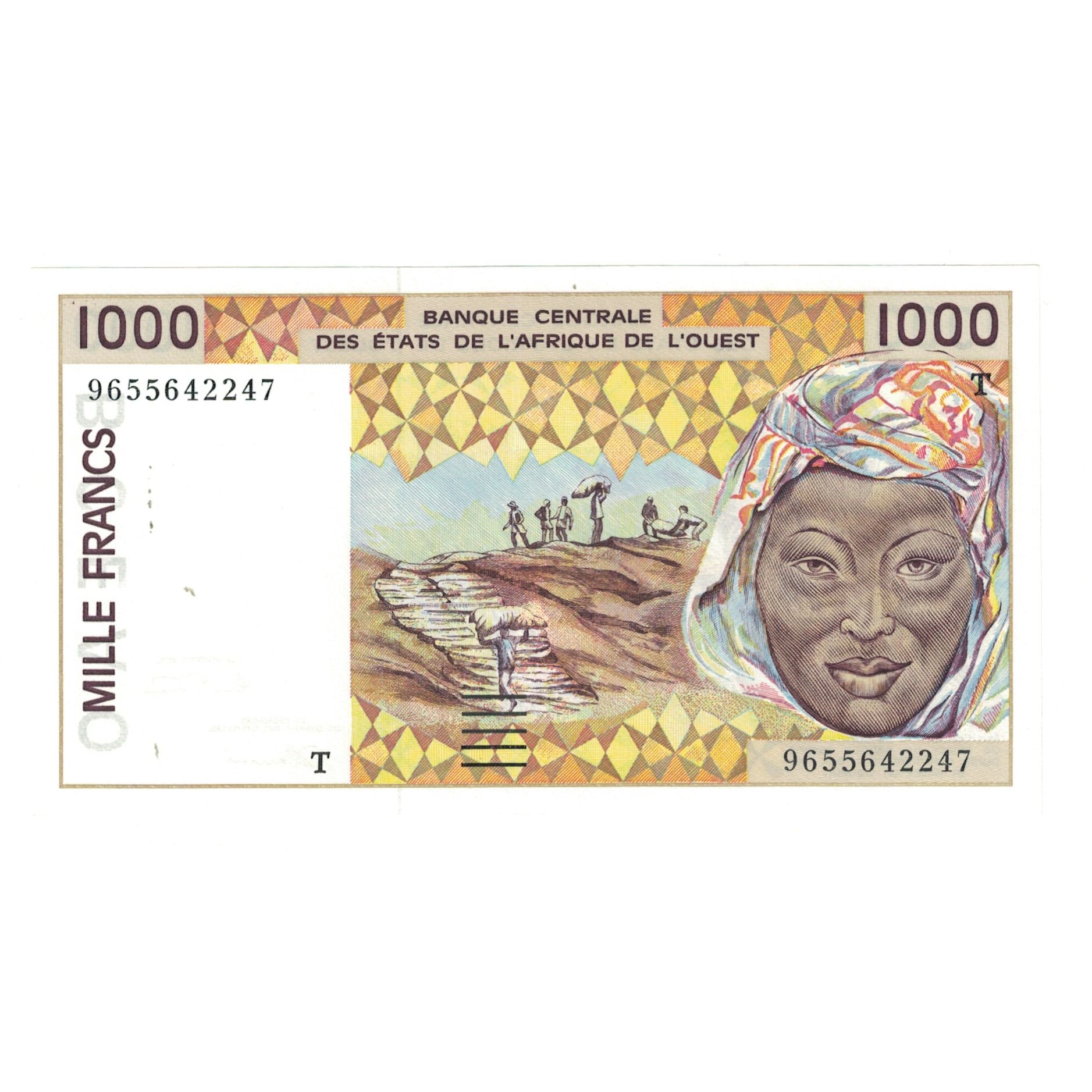Billet, Communauté économique des États de l'Afrique de l'Ouest, 1000 Francs