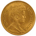 NETHERLANDS, 5 Gulden, 1912, KM #151, AU(55-58), Gold, 18, 3.34