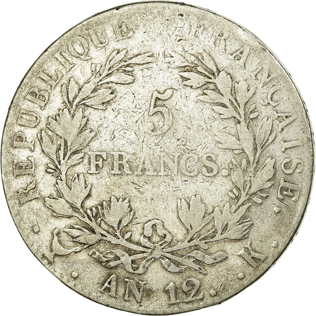Munten, Frankrijk, Napoléon I, 5 Francs, 1803, Bordeaux, ZG+, Zilver